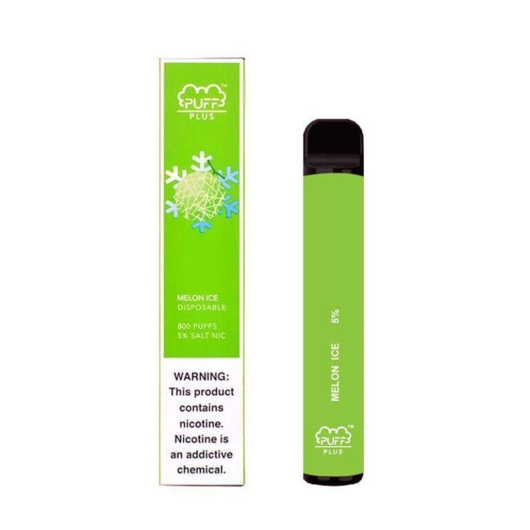 Buy MELON ICE by PUFF Plus Disposable kit Online Saudi Vape Offer