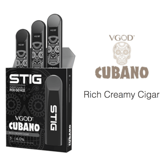 disposable-vape-vgod-stig-cubano STIG Cubano by Vgod
