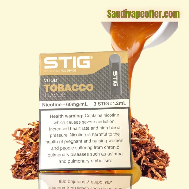 STIG Dry Tobacco Disposable pod device by Vgod STIG Dry Tobacco Disposable pod device by Vgod