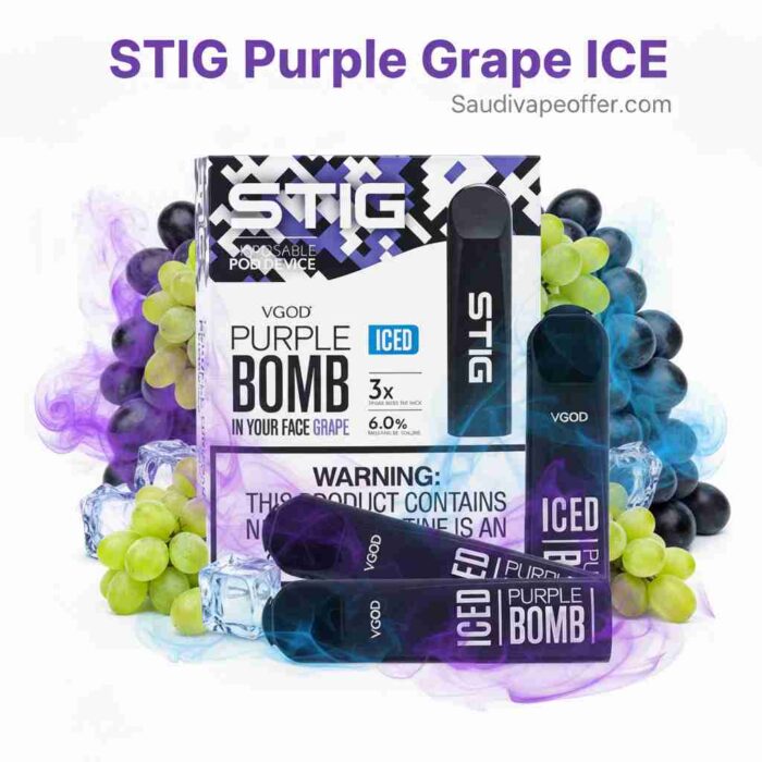 STIG PURPLE BOMB Grape by Vgod STIG Grape ICE STIG PURPLE BOMB Grape by Vgod