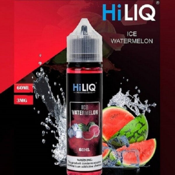 HiliQ ICE Watermelon top 3mg vape juice