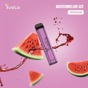 The Yuoto Watermelon ICE New XXL 2500 Puffs disposable vape, 2500Puffs with 5.0% nic is an electronic disposable cigarette,