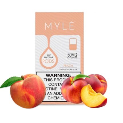 Peach Myle v4 Anti-Leak technology pods