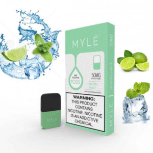 Lemon Mint Myle V4 pods Anti-Leak Technology