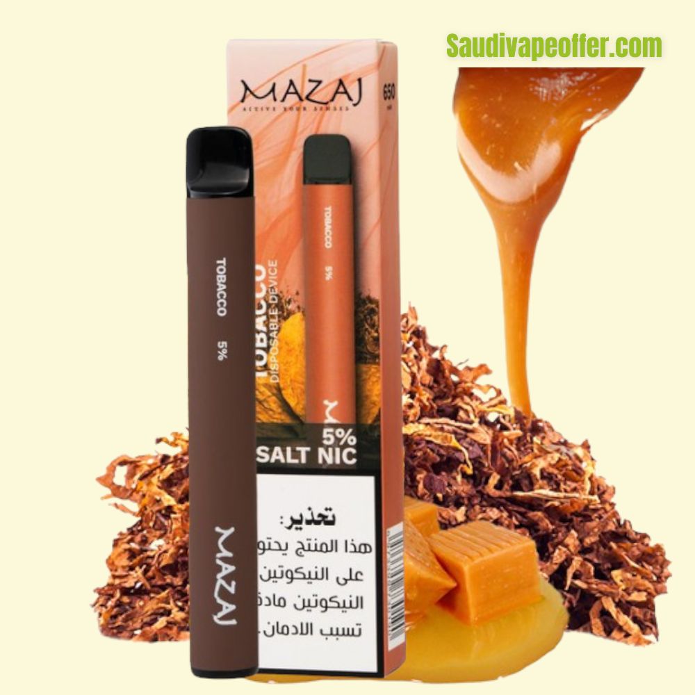 Buy Mazaj Tobacco 1000 Puffs | Disposable Vape - By Titan Online ...