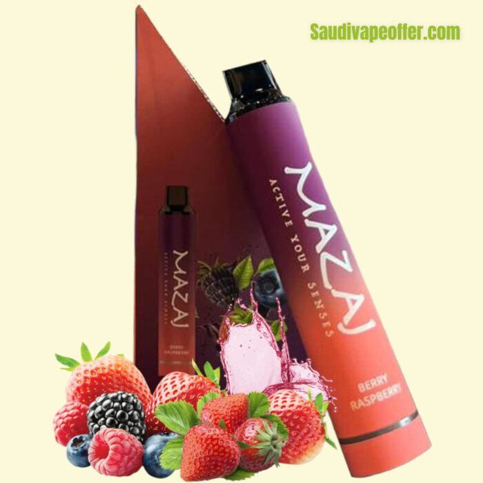 Mazaj berry raspberry 3000 puffs by Titan disposable vape