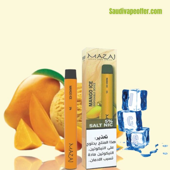 Mazaj Mango ice 1000 puffs Mazaj Mango ice 1000 puffs