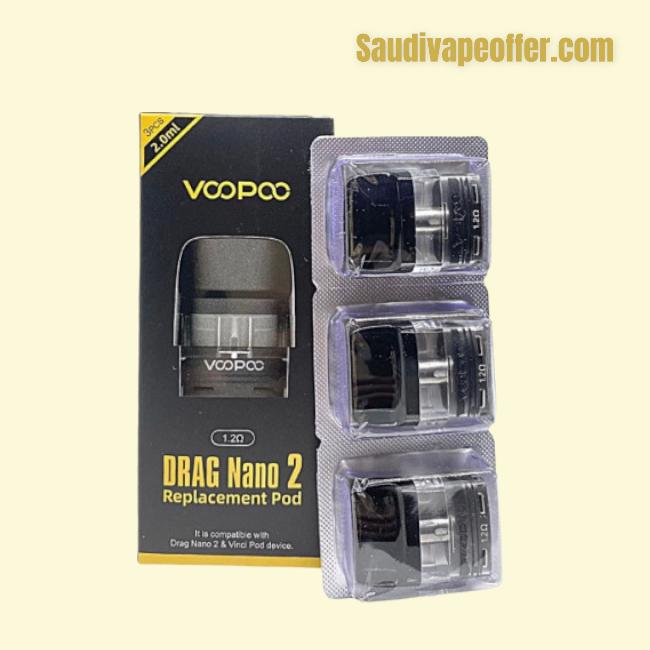 VOOPOO drag Nano2 replacement pods 1.2 ohm VOOPOO drag Nano2 replacement pods 1.2 ohm