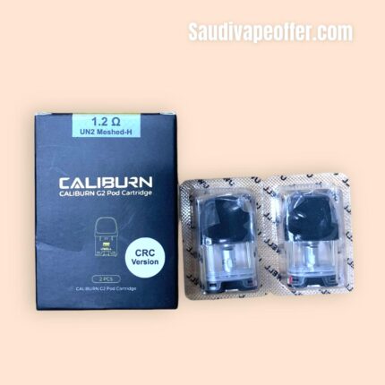 Caliburn G2 1-2omh coils with CRC Replacement Pods
