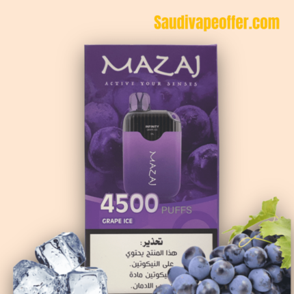 Mazaj Infinity Grape ICE 4500Puffs