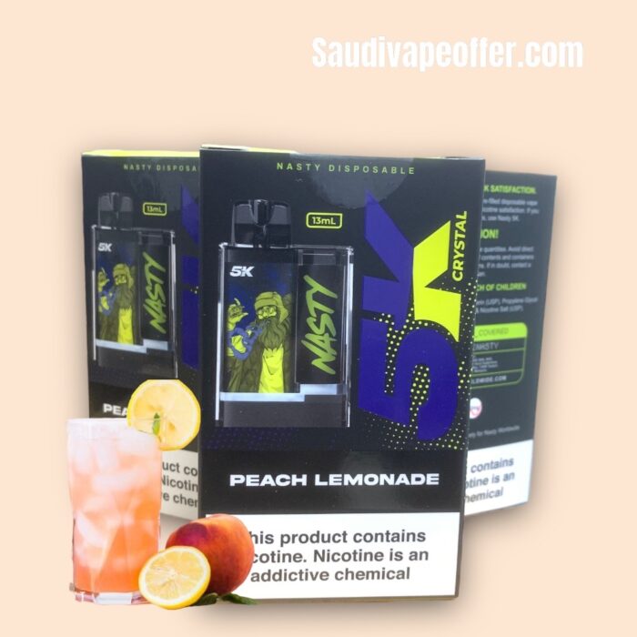 Nasty Peach Lemonade 5k Disposable Vape