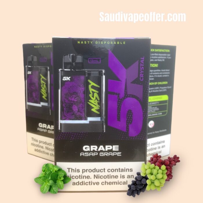 Nasty ASAP Grape 5k Disposable Vape Nasty ASAP Grape 5k Disposable Vape