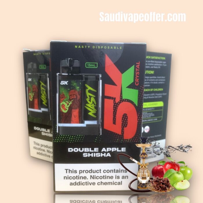 Nasty Double Apple Shisha 5k Disposable Vape Nasty Double Apple Shisha 5k Disposable Vape