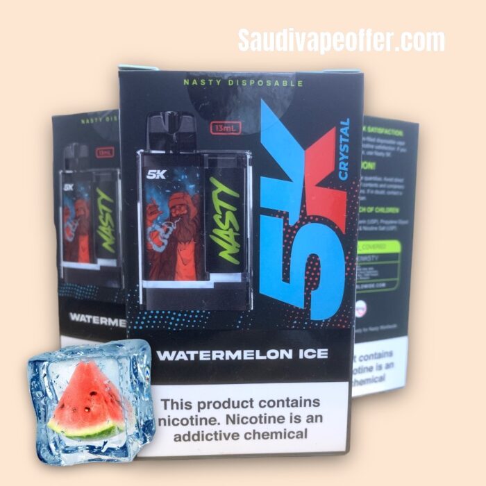 Nasty Watermelon ICE 5k Disposable Vape Nasty Watermelon ICE 5k Disposable Vape