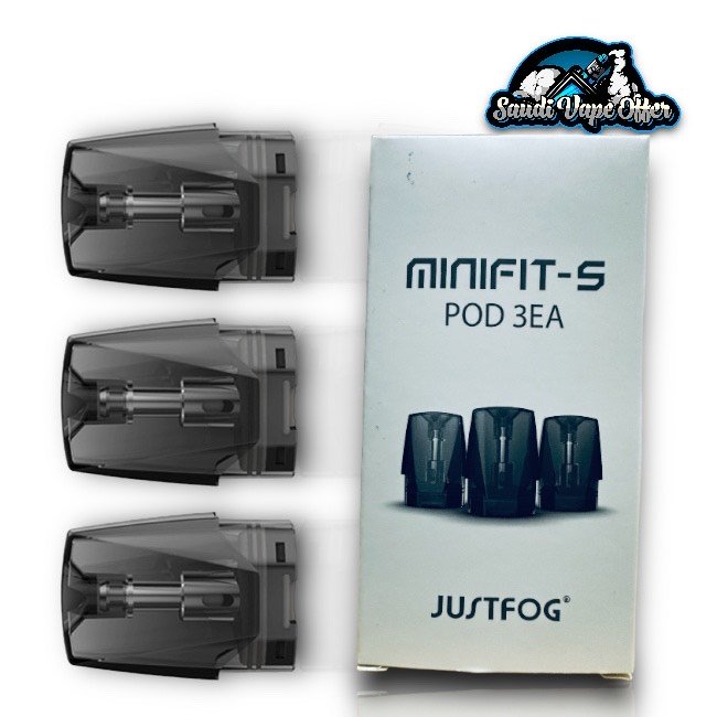 JUSTFOG Minifit S Pod Reliable 3-PCS Replacement Vape Pods JUSTFOG Minifit S Pod Reliable 3-PCS Replacement Vape Pods