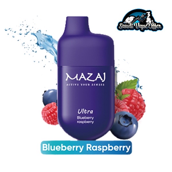 MAZAJ Ultra 7000 Puffs Blueberry Raspberry