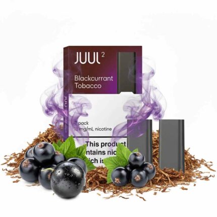 Juul 2 Pod Blackcurrant Tobacco Flavors