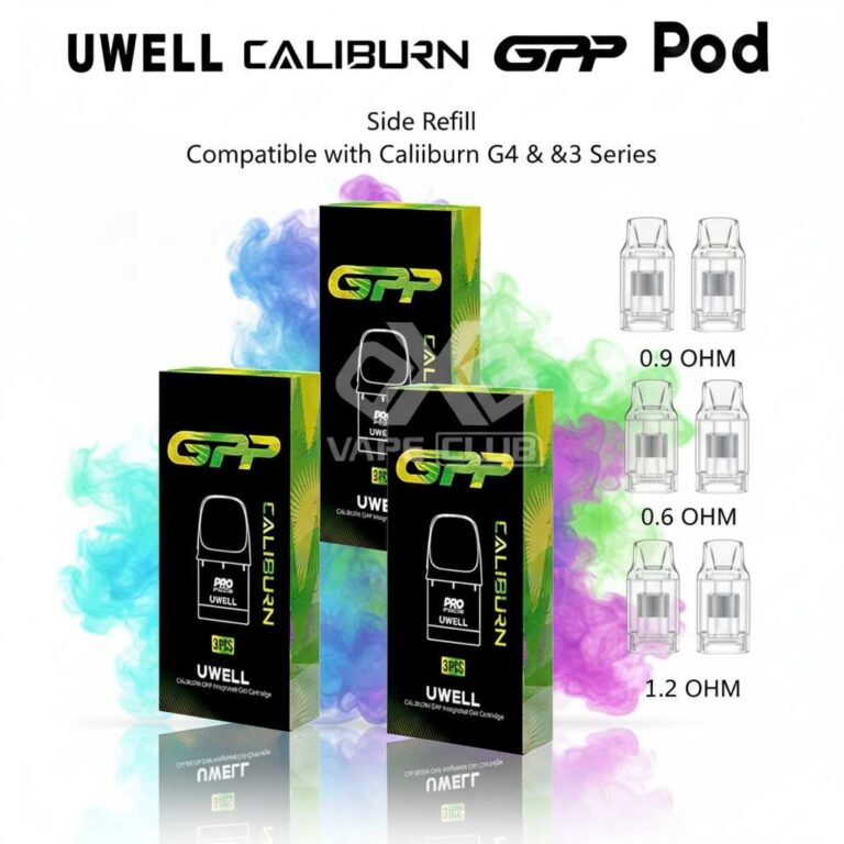 Uwell Caliburn G4 and G3 GPP Pods