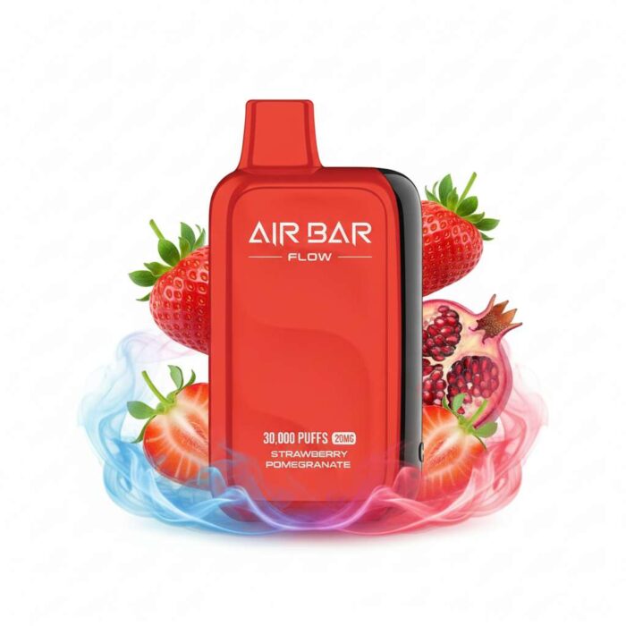 AirBar Flow Strawberry Pomegranate 30000 puffs - سحبة اير بار فلو فراولة رمان 30 الف سيجارة الكترونية