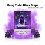 Mazaj Turbo Black Grape Disposable Vape - سحبة مزاج تيربو عنب اسود 15 الف