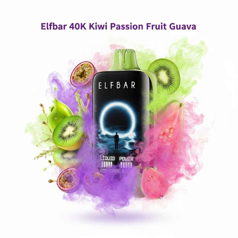 Elfbar Moonnight Kiwi Passion Fruit Guava - سحبة الف بار مون نايت كيوي باشن فروت جوافة