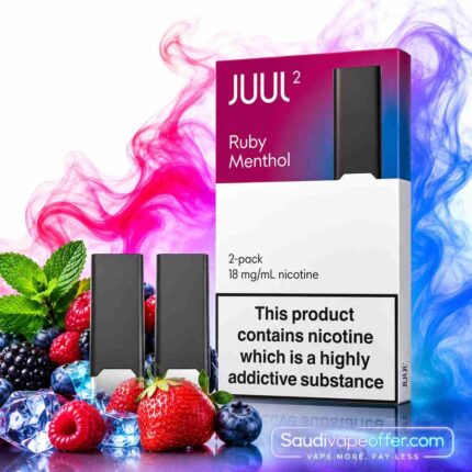 JUUL2 Ruby Menthol Pod Original JUUL 2 Pods Saudi Arabia