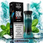 Al Fakher Crown Bar 60K Gum Mint 6mg Shisha Disposable Vape