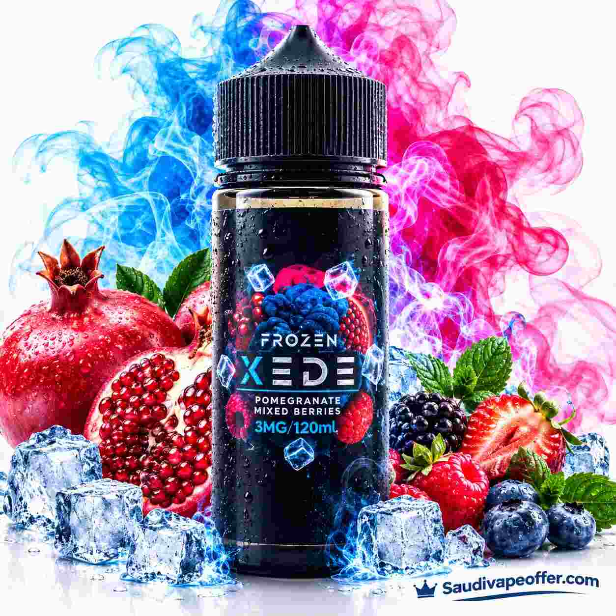 SamsVape XEDE Frozen 120ml – Pomegranate & Mixed Berries Ice E-Liquid SamsVape XEDE Frozen 120ml – Pomegranate & Mixed Berries Ice E-Liquid